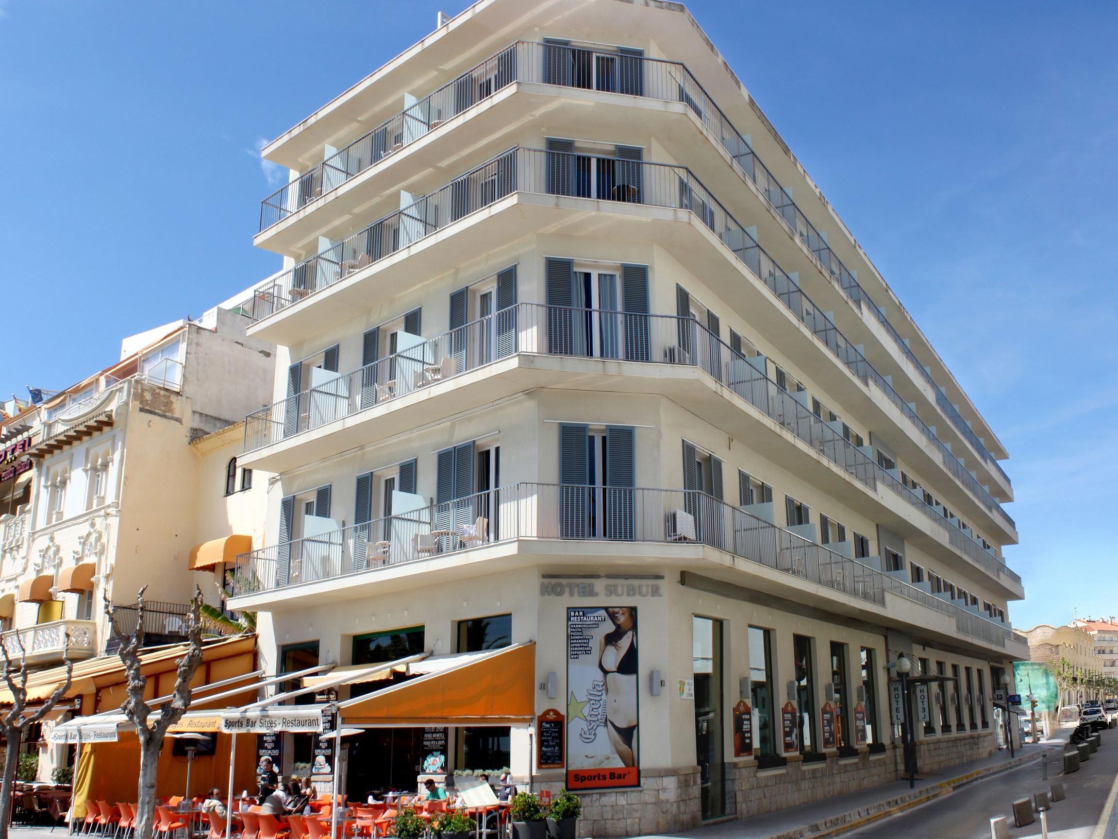 Hotel Subur Сиджес Экстерьер фото
